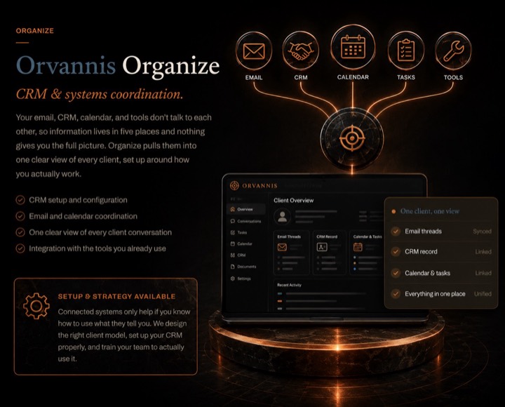 Orvannis Organize - how it works